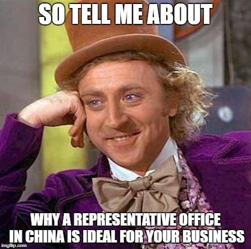 representative office in china meme